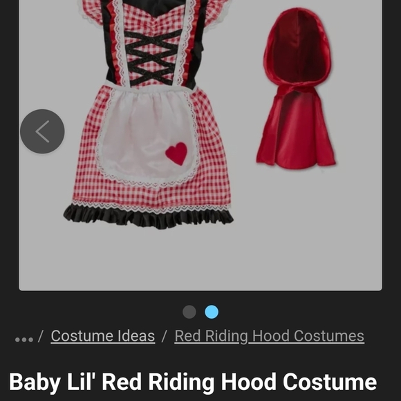 Red Riding Hood Baby Costume - Picture 2 of 2